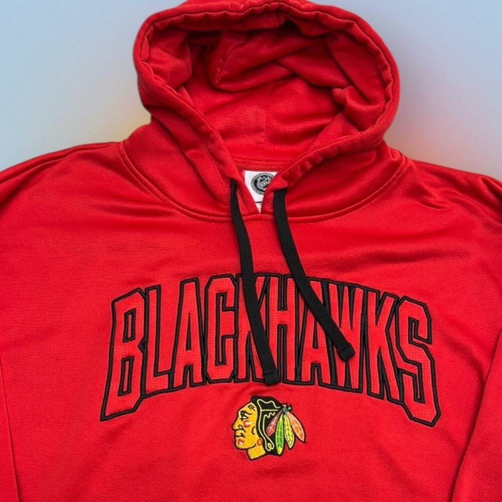 CHICAGO BLACKHAWKS NHL Men’s Large Red Hoodie Sweatshirt